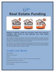 Real Estate Funding.docx