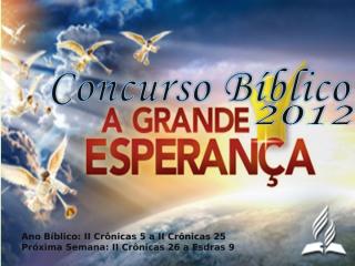 concurso bíblico 2012 - 20.ppt