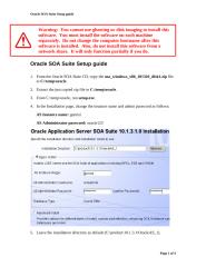 Oracle SOA Suite Setup guide.doc